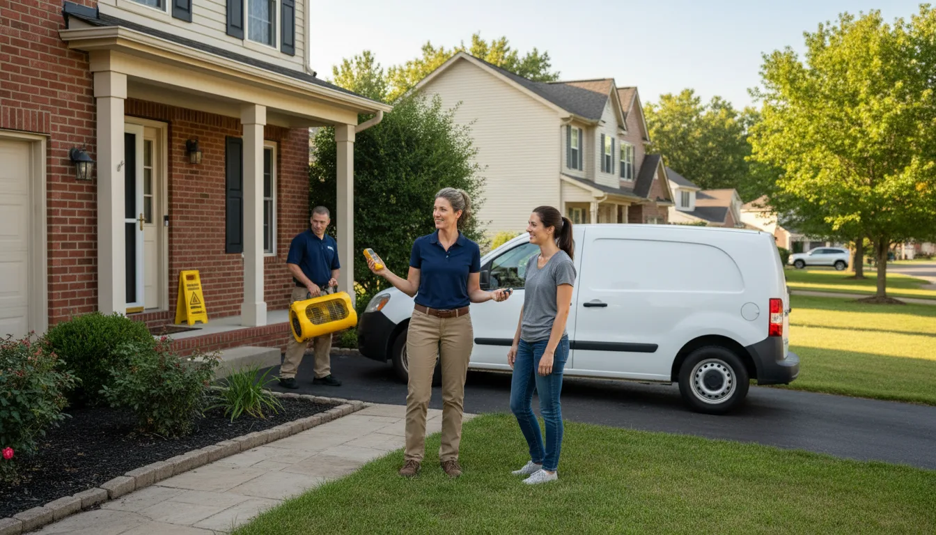 Water restoration image for Flood Water Cleanup, Removal And Restoration Services in Shreve, OH